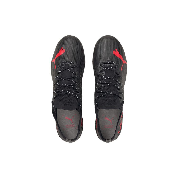 Puma Ultra 1.3 FG AG Black Sunblaze Men Sneakers Asphalt 106477-03