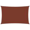 VidaXL Sun Sail Oxford Fabric Rectangular 6x8 M Terracotta 135388