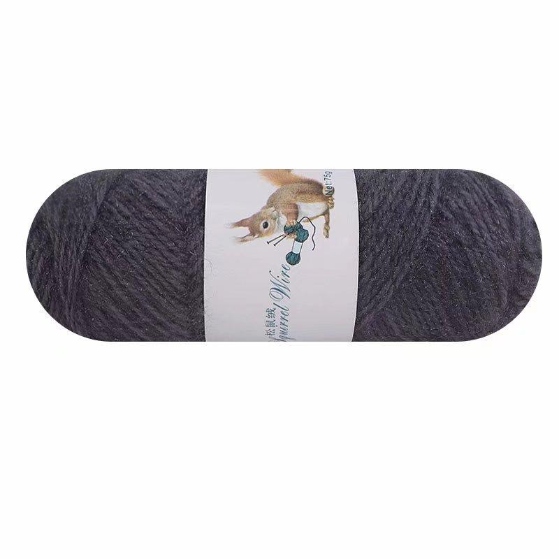 75g Squirrel Cashmere Yarn Crochet Yarn Middle Tick Knitting Wool Hand Kinting Wool  Thread Skeins For DIY Winter Hat Scarf