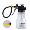 High Pressure Oil Can with Long Spout, Manual Transparent Lubricant Applicator for Home and Automotive Use, 250ml Capacity