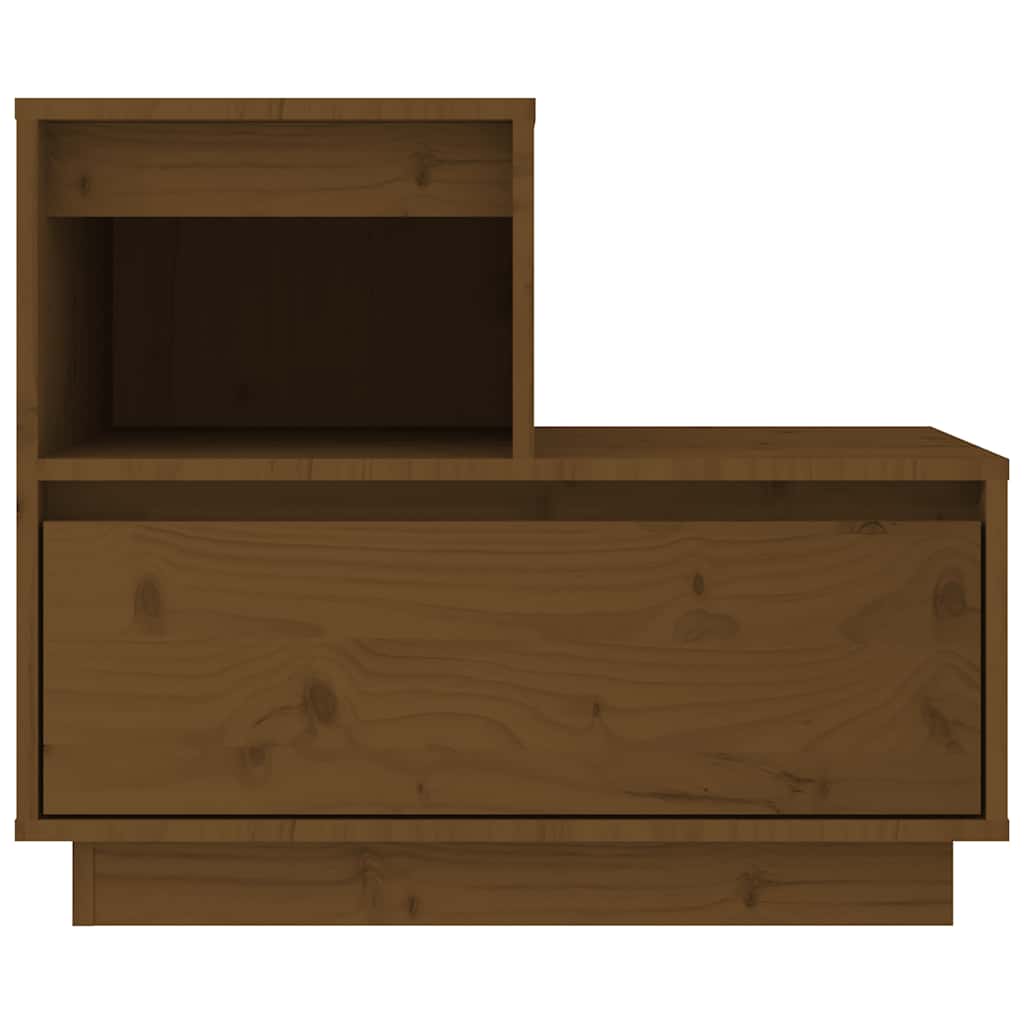 Nightstands 2 pcs Honey Brown 60 x 34 x 51 cm Solid Pine Wood