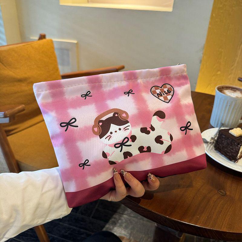 Large Capacity Makeup Bag Clutch Cosmetic Organizer Travel Wash Toiletries Storage Bag Makeup Pouch
