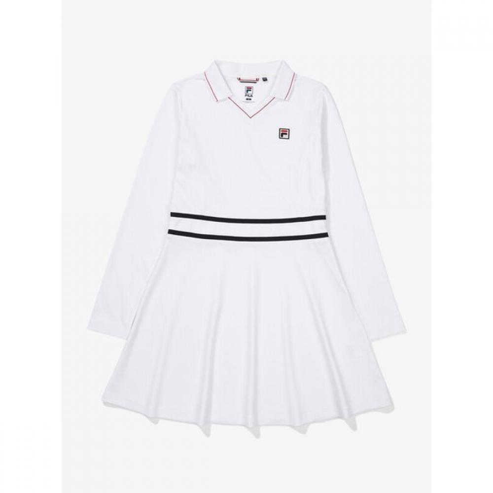 Fila Пике Эластан Воротник Цельный Комбинезон Fs2opf3351f Owh OWH (off-white)/085