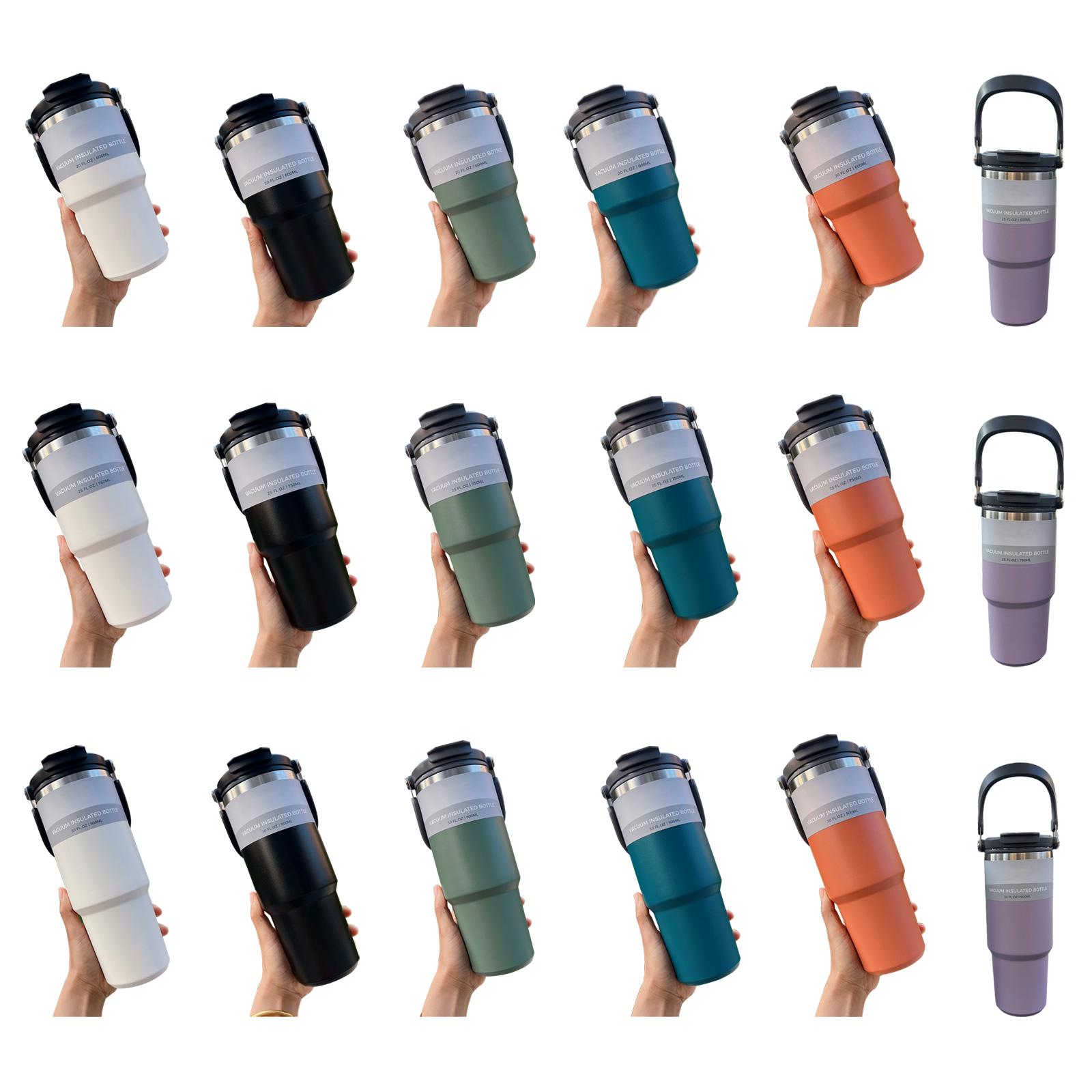 

S# 600/750/900 мл Двойная чашка для питья в машину Посуда для напитков Кофейная чашка Подарки для дома