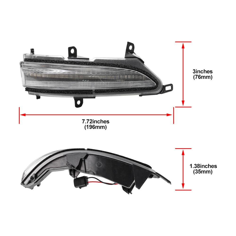 Sequential Led Side Mirror Blinkers For Lexus GX460 LX570 2010-2021 Dynamic Auto Turn Signal Indicator Lamp Assembly 81730-60130