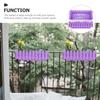 2pcs Flower Window Box Fence Planter Box Decorative Planting Pot Rectangular Flower Container Succulent Plant Garden Pots Large