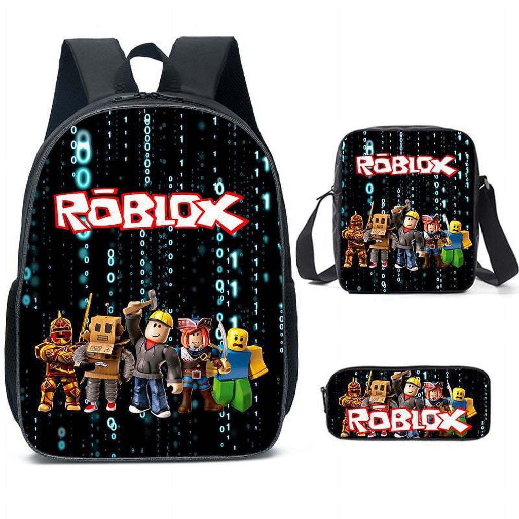 Student Schoolbag Cartoon Backpack Set 3D Digital Printing Backpack