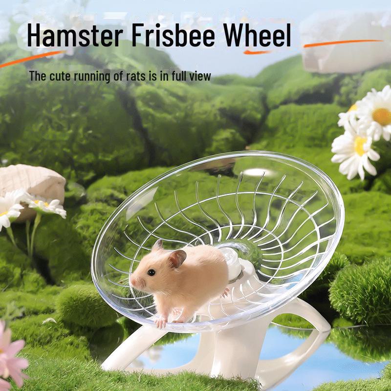 Silent Hamster & Squirrel Running Disc - Golden Bear Pet Treadmill Toy