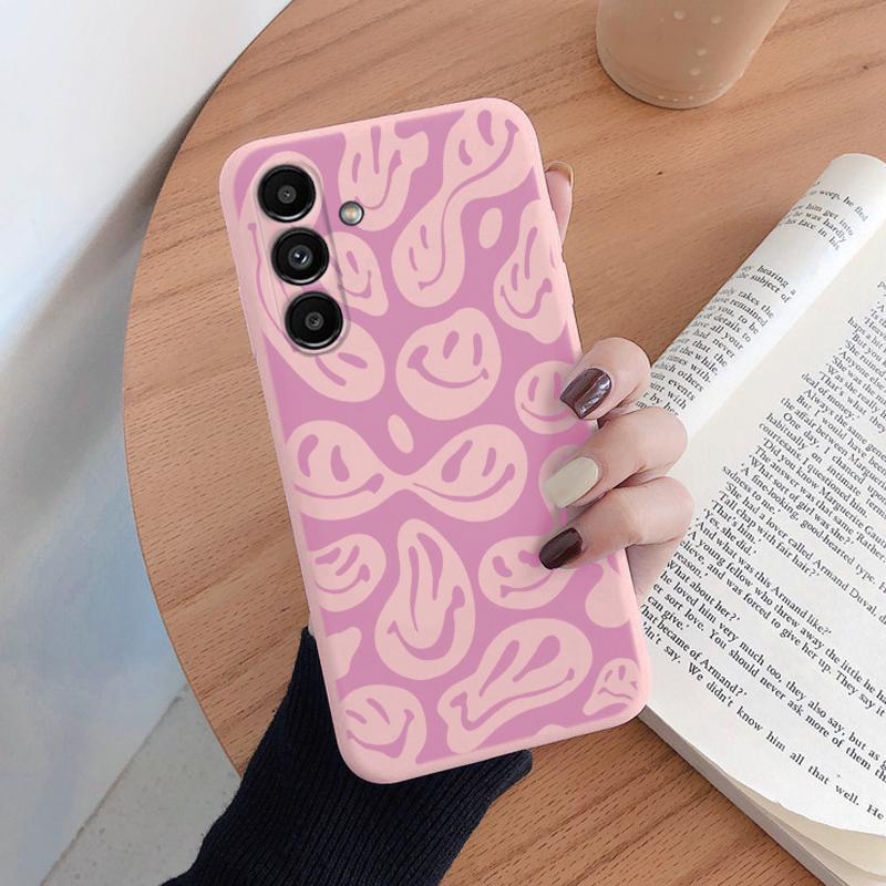 Leopard Print Phone Case For Samsung Galaxy A24 A54 A55 A34 A56 A16 4G Protection Back Cover Soft Silicone Fundas Shell Coque