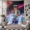 Wall TapestryJuice Wrld Art Hanging Cloth Decorative Background Cover for Room Decoration
