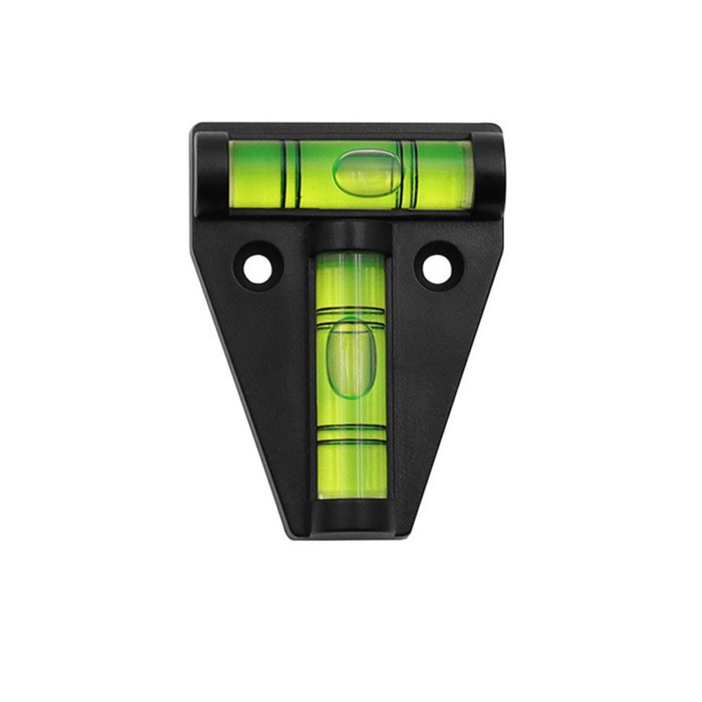 Yellow Green Mini T Type Spirit Level Measurement Instrument Triangular Level T-type Spirit Bubble Shell Plastic Measuring Tools
