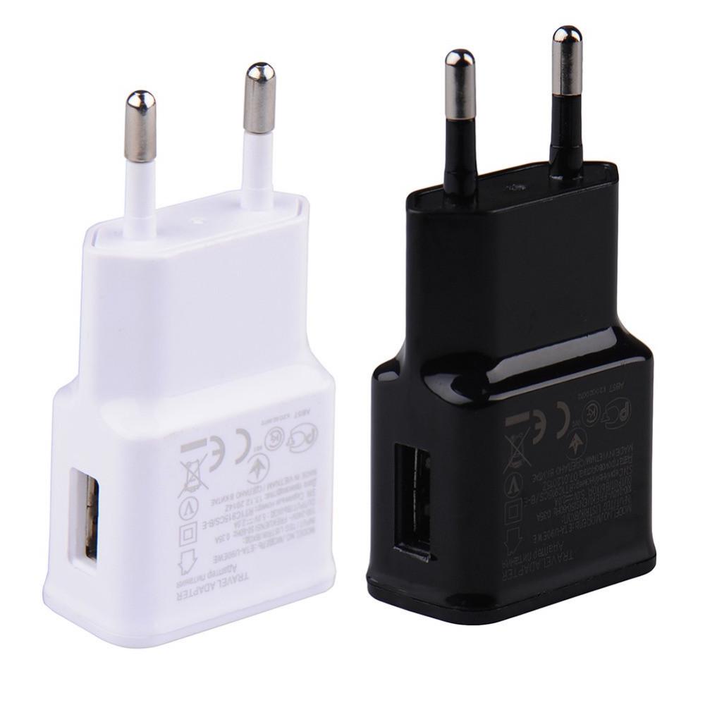 

Universal Single USB Phone Charger - 1A/2A Direct Charge Travel Adapter 1A EU White