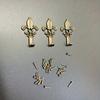2Pcs Easy Install Zinc Alloy Contemporary Metal Wall Hanger - Coat Hangers for Home Decor