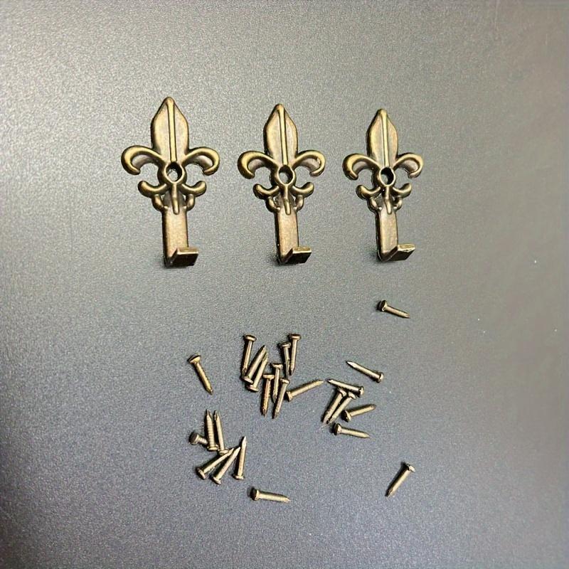 2Pcs Easy Install Zinc Alloy Contemporary Metal Wall Hanger - Coat Hangers for Home Decor