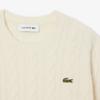 [lacoste] Women's Tipping Point Cable Sweater AF4159-55NXFJ