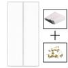 Magnetic Door Curtain Heavy Duty Entry Screen for Hotel Balcony Bedroom 80x210cm Black