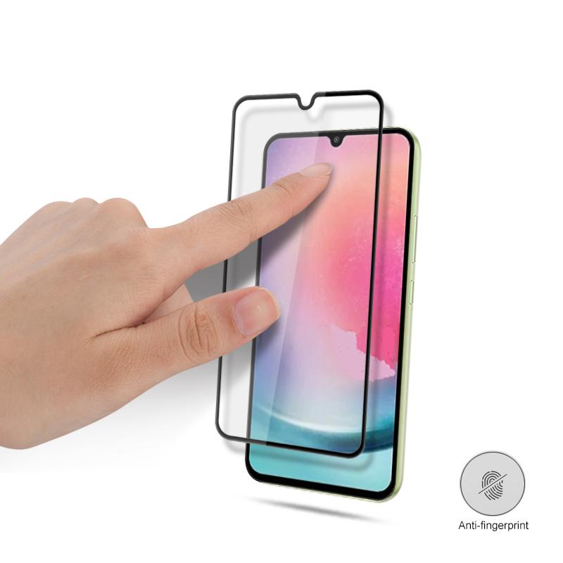 MOCOLO For Samsung Galaxy A24 4G (162.1 x 77.6 x 8.3mm) Tempered Glass Film Silk Printing Secondary Hardening Full Screen Protector