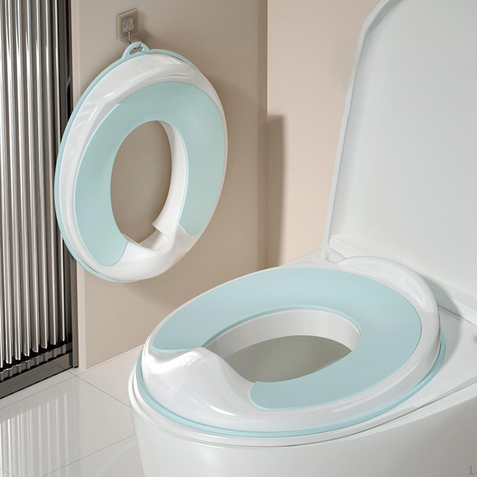 

Накладка на сиденье для горшка Удобная Компактная Крышка для унитаза Тренировка для дома Кемпинг Дети синий