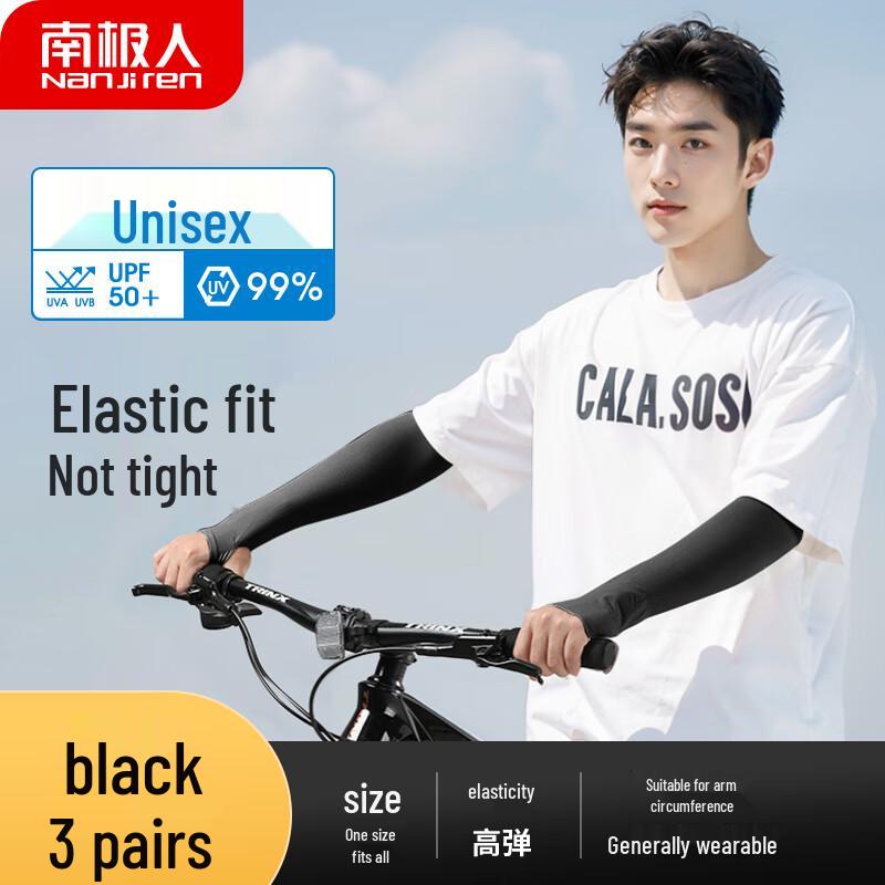 Nanjiren 3-Pair UV Protection Ice Sleeves