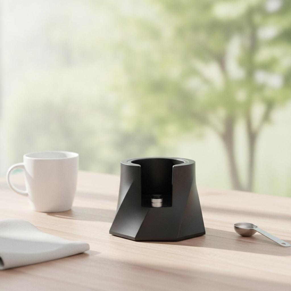 Portafilter Tamping Holder Compact Coffee Tool Stable for Baristas