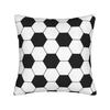 Soccer Football Print Pillow Cover Comfy Cushion Cover Funny Pillow Case For Chair Sofa Home Decor