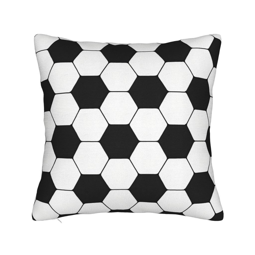 Pillow Cover Soccer Football Print Morden Pillow Case For Office Car Home Decor Pillowcases