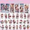 Christmas Snowman Acrylic Hanging Ornaments Set With 24 Pieces For Festive Atmosphere