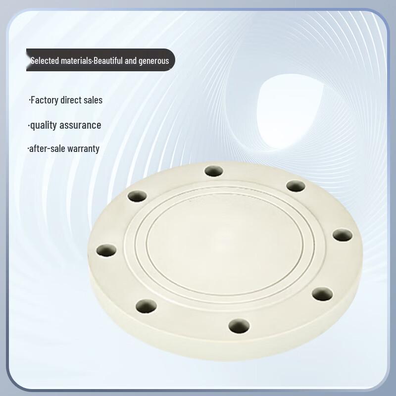 PPH 8-Hole Blind Flange Plate, DN125