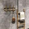 A25F-2X Rattan Wall Hooks - Kids Room Decorative Hanger, Clothes & Hat Organizer, Hanging Storage Rack A