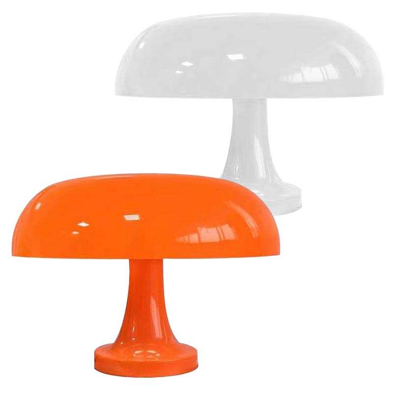 Classic Mushroom Desk Lamp Bedroom Bedside Lamp Danish Designer Orange Decorative Table Lamp Modern Bauhaus Art Table Lamp Home