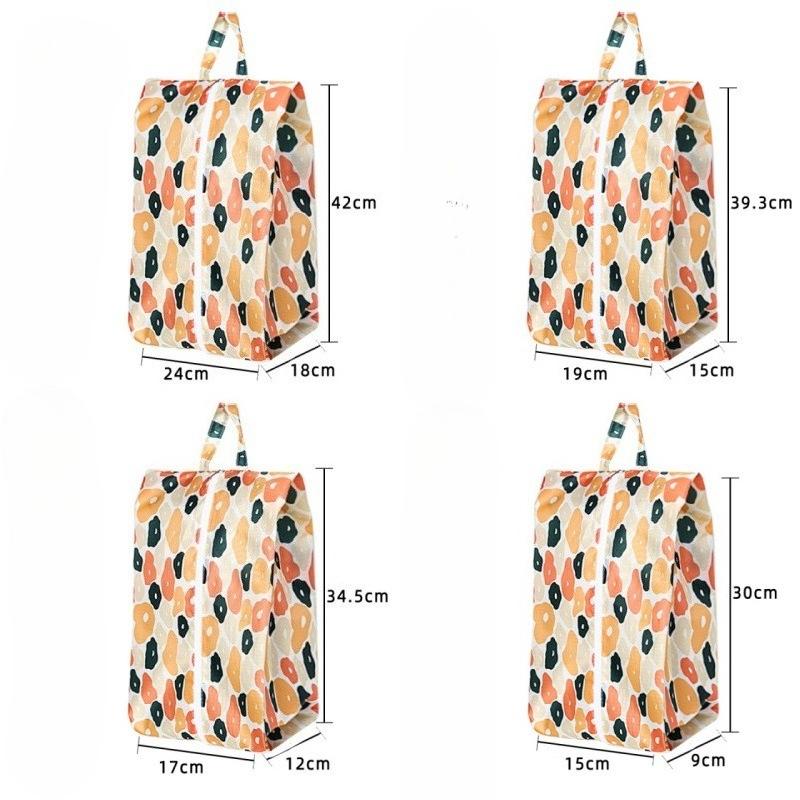 Portable Shoe Storage Bags Travel Shoe Cover Pouch Waterproof Pocket Unisex Zipper Organizer Bag Tote Bag Shoe Storage Pack