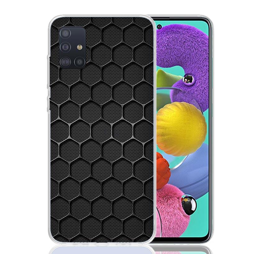 Forged Carbon Pattern Phone Case for Samsung Galaxy A52 A51 A50S A12 A22 A32 A72 A10S A30S A31 A71 Note 20 Ultra 10 Plus S10 Gal