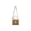 MLB 24FW Boston Red Sox Mode Lammfell Große Kapazität Quadratische Tasche Unisex Tragetasche Kamel 3AORS0746-43CAS