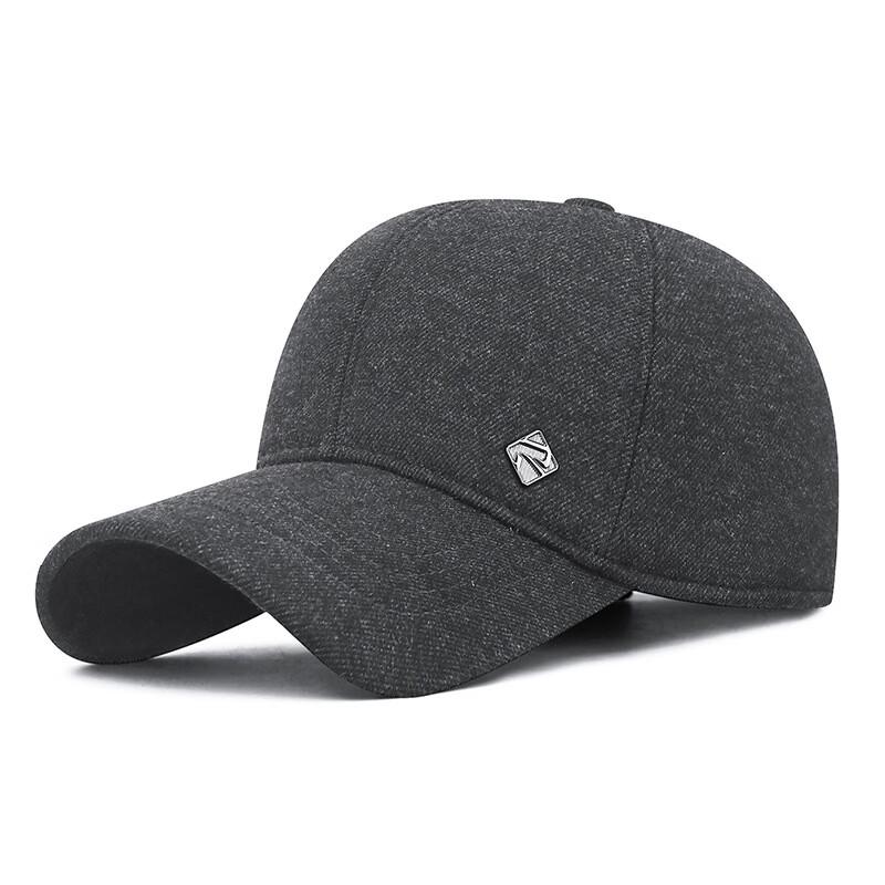 Zhen Yueqi Winter Wool Baseball Cap with Ear Flaps