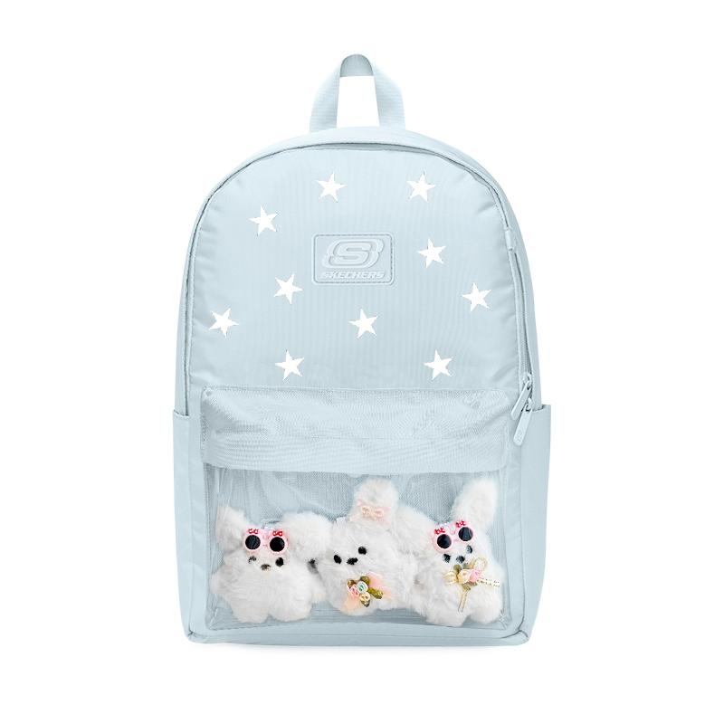 Skechers Large Capacity Multi-Color Backpack Campus Fashion Personality Oxford Cloth Unisex backpack BG7-L325K087-00MV Green