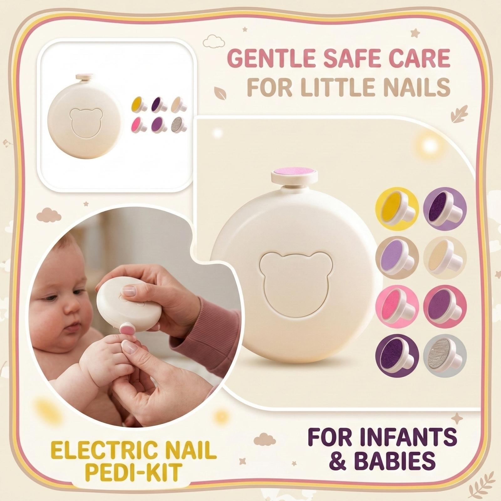 

Electric Baby Nail Polish Remover Battery Model Without Battery One Size