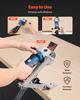 VEVOR Lawn Mower Blade Sharpener and Balancer, 15 degrees - 45 degrees Adjustable Lawnmower Blade Sharpening Tool with 4 Adapter Pins