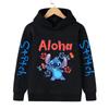 Nuovo Felpa Cool Stitch Bambini Vestiti Cartoni Animati Bambina Bambino Lilo e Stitch Felpa Manga con Cappuccio Top Casual per Bebè