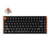 Keychron K2 Max Special Edition QMK Wireless Custom Mechanical Bluetooth and QMK White LED Silent K Pro Quiet Hot Wood and Aluminum for Mac and