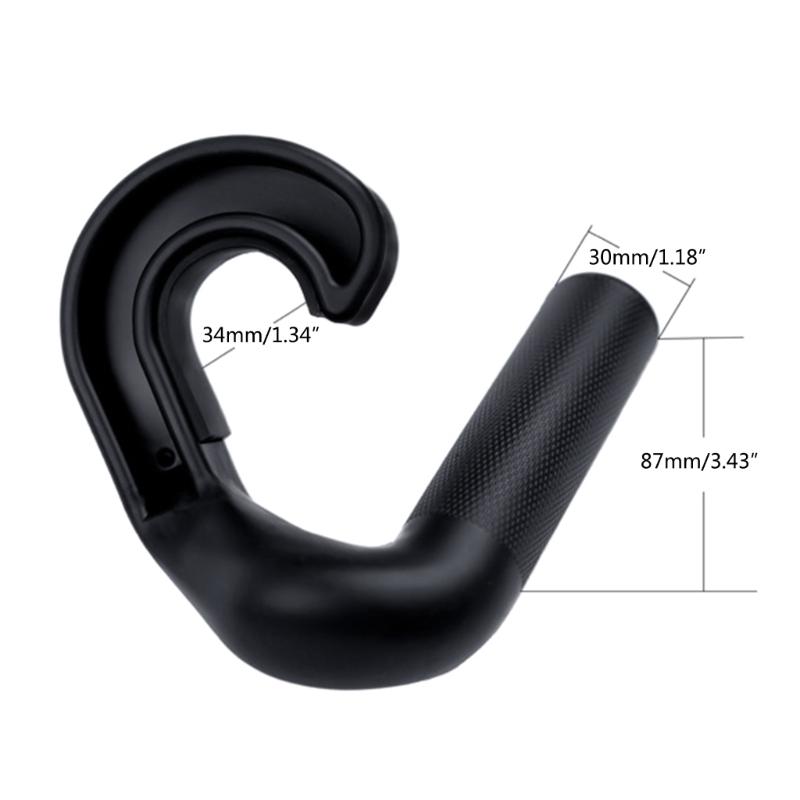 Fitness Hook Handle Grip Pulls Up Resistance Band Handle for Strength Training