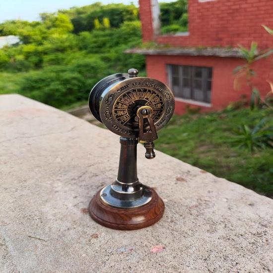 Brass Ship Telegraph 17.78 Cm Nautical Maritime Home Office Decor Table Top Christmas, Birthday, Anniversary, New Year Gift