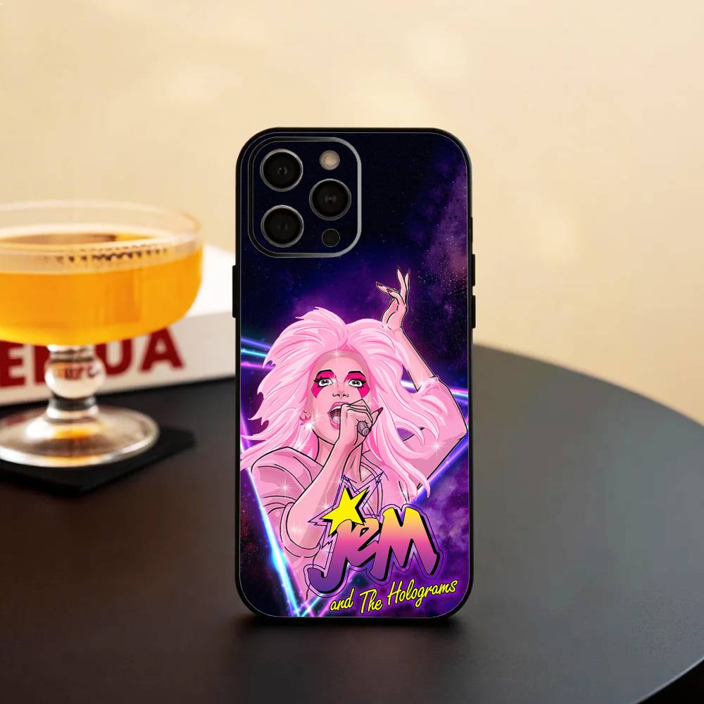 Jem A-And M-Musical fantasy The Holograms    Phone Case Silicone Soft For IPhone 17 16 15 14 13 12 11 X XR Plus Pro Max Plus