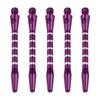 PATIKIL 48mm Aluminum Dart Shafts, 15pcs, Medium, 2BA Thread, Replacement Dart Stems, Dart Accessories, Purple