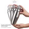 Stainless Steel Mixer Set Cocktail Shaker Pot Shaker Glass Mixer Kit