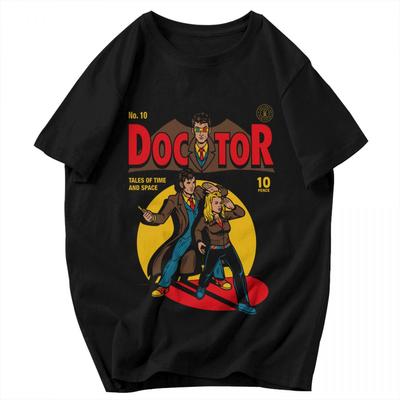 Men T Shirt David Tennant Doctor Comic 2025 Cotton Y2K Graphic Customized Unisex Clothes T Shirts