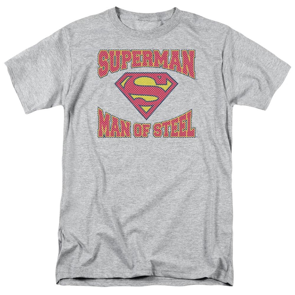 Superman  Man Of Steel  T-Shirt - Regular or Tank - to 5X M