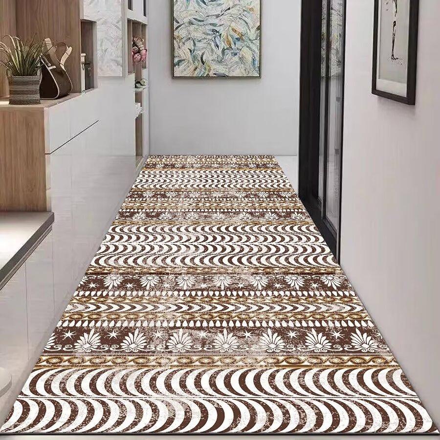 Bohemian Long Corridor Carpet Hallway Entry Door Mat Home Porch Hotel Hall Aisle Rugs Decor Bedroom Bedside Balcony Floor mat