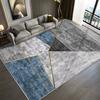 Light Luxury Geometric Living Room Carpet Modern Decoration Home Bedroom Sofa Non-slip Rug Office Coffee Table Washable Foot Mat