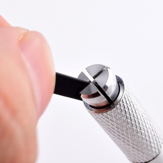 Aiguille de microblading extrêmement fine 0,18 mm jetable à usage unique pour maquillage permanent des sourcils et tatouage, lame pour usage personnel