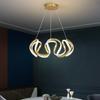 Modern Chandelier Led Chandelier Round Gold/black Chandelier Kitchen Living Room Dining Room Kitchen Room Lighting